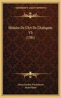 Histoire De L'Art De L'Antiquite V3 (1781)