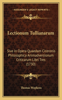 Lectionum Tullianarum: Sive In Opera Quaedam Ciceronis Philosophica Animadversionum Criticarum Libri Tres (1730)