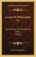 Lecons De Philosophie V1