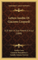 Lettere Inedite Di Giacomo Leopardi