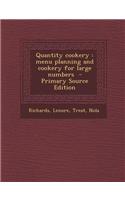 Quantity Cookery