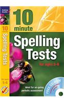 Ten Minute Spelling Tests for Ages 5-6