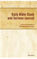 Daily Bible Study and Sermon Journal