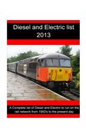 Diesel and Electric list 2013
