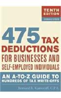 475 Tax Deductions for Businesses and Self-Employed Individuals
