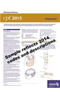 CPT 2015 Express Reference Coding Card: Orthopaedics