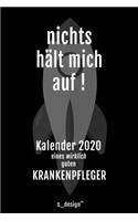 Kalender 2020 für Krankenpfleger