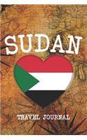 Sudan: 6x9 Travel planner I Road trip planner I Dot grid journal I Travel notebook I Travel diary I Pocket journal I Gift for Backpacker