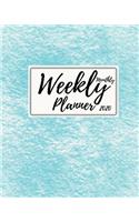 Weekly & Monthly Planner 2020: Jan 1, 2020 to Dec 31, 2020: Weekly & Monthly Planner + Calendar Views - Inspirational Quotes and Dividers Fancy Texture Cover(20 Fancy Planners 2020)