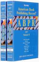 American Book Publishing Record Annual, 2017: 2 Volume Set