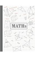 Maths Graph Paper Notebook