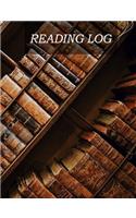 Reading Log: Gifts for Book Lovers / Reading Journal [7.44 " x 9.69"] 100 Spacious Record Pages (Reading Logs & Journals)