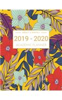 2019-2020 Academic Planner Weekly And Monthly