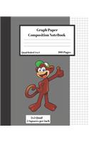 Graph Composition Notebook 5 Squares per inch 5x5 Quad Ruled 5 to 1 100 Pages