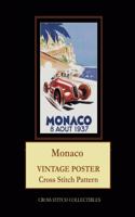 Monaco: Vintage Poster Cross Stitch Pattern