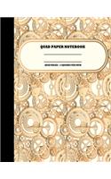 Quad Paper Notebook. Quad Ruled-4 Squares Per Inch