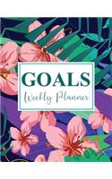 Goals Weekly Planner: Daily Goal Setting Planner and Organizer for Motivation