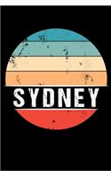 Sydney: 100 Pages 6 'x 9' - Dot Grid Paper Journal Manuscript - Planner - Scratchbook - Diary