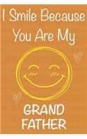 I Smile Because You Are My GrandFather: Gift Book For GrandFather, Christmas Gift Book, Father's Day Gifts, Birthday Gifts For GrandFather, Men's Day Gifts, Memory Journal & Beautifull lin