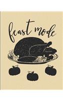 Feast Mode: Thanksgiving Day Planner + November Daily Planner
