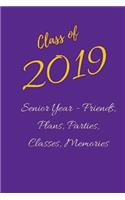Class of 2019 Senior Year - Friends, Plans, Parties, Classes, Memories