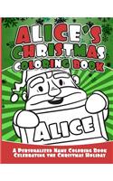 Alice's Christmas Coloring Book