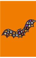 Bat Notebook: Halloween Emoji, Drawing Journal or Daily Diary, for Adults, Teens or Kids, Blank Pages, Softcover(Elite Journal)