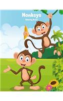 Monkeys Coloring Book 1