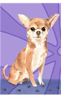 Journal Notebook For Dog Lovers, Chihuahua Sitting Pretty 5