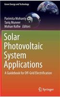 Solar Photovoltaic System Applications