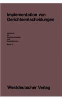Implementation Von Gerichtsentscheidungen