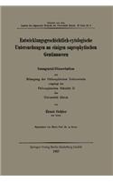 Entwicklungsgeschichtlich-cytologische Untersuchungen an einigen saprophytischen Gentianaceen