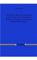 Absorption Spectroscopy Studies in Low Pressure Non Equilibrium Molecular Plasmas Using Tunable Infrared Diode Lasers