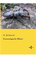 Entomologische Blätter