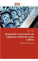 Diagnostic et pronostic de l''agénésie isolée du corps calleux