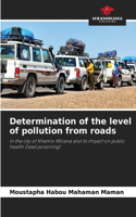 Determination of the level of pollution from roads
