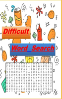 Difficult Word Search: Word search book for adults and children with enormous puzzles