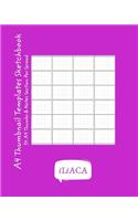 A4 Thumbnail Templates Sketchbook