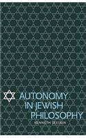 Autonomy in Jewish Philosophy