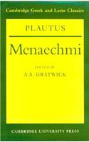Plautus: Menaechmi: (Cambridge Greek and Latin Classics)