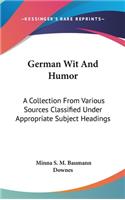 German Wit And Humor