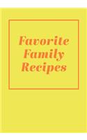 Favorite Family Recipes