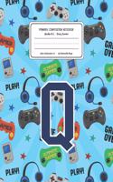 Primary Composition Notebook Grades K-2 Story Journal Q