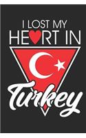I Lost My Heart In Turkey: Notebook / Jornal / 120 Pages / Dotgrid / 6x9 Inch