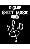 G-Clef Sheet Music Book