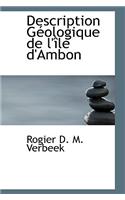 Description G Ologique de L' Le D'Ambon