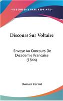 Discours Sur Voltaire