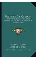 History Of Ceylon