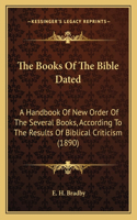 Books Of The Bible Dated