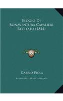 Elogio Di Bonaventura Cavalieri Recitato (1844)